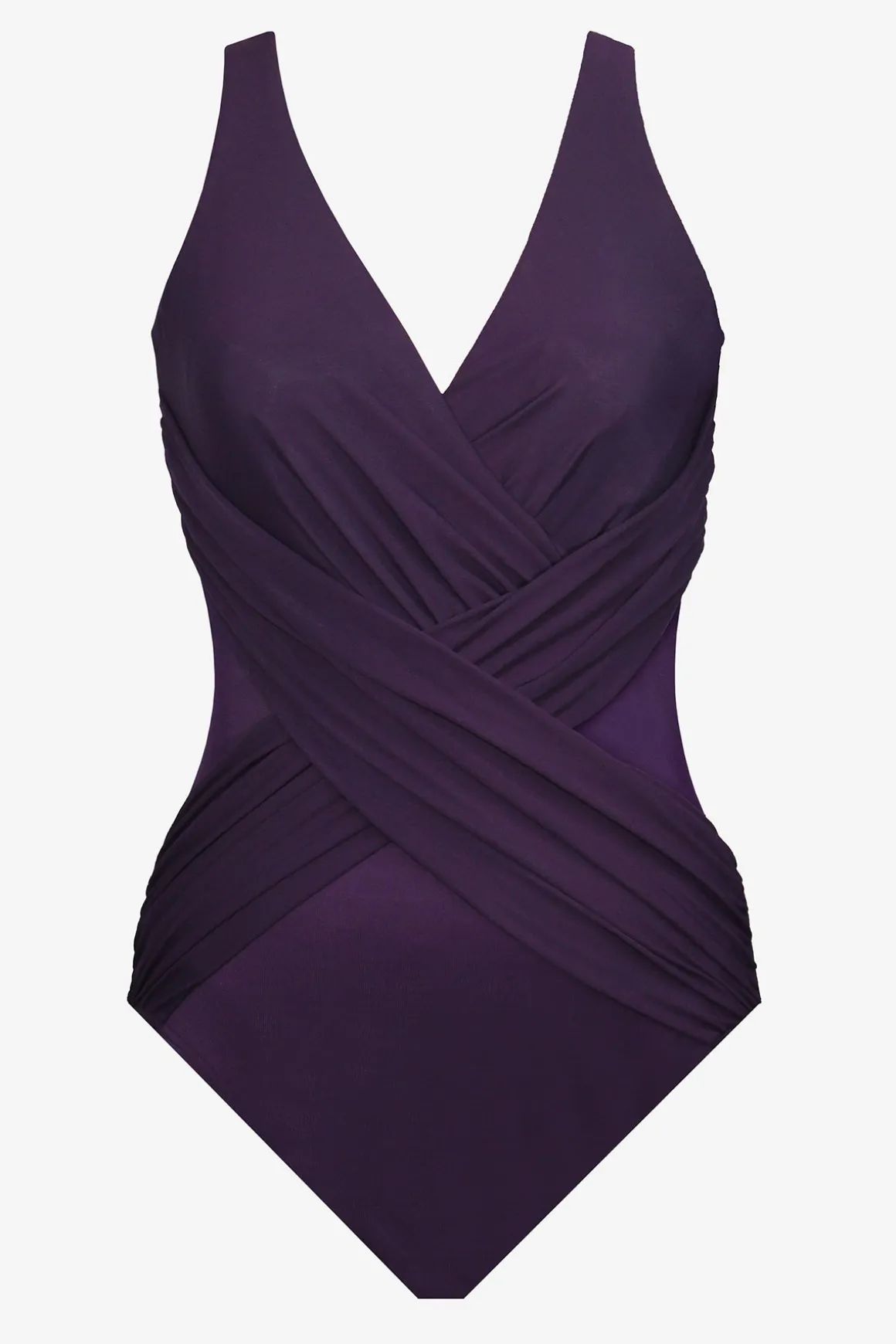 Crossover With Mesh One Piece Swimsuit