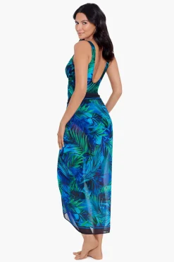 Palm Reeder Scarf Pareo Swim Cover Up