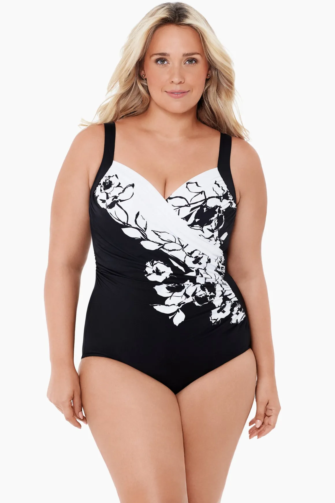 Plus Size Sub Rosa Sanibel One Piece Swimsuit