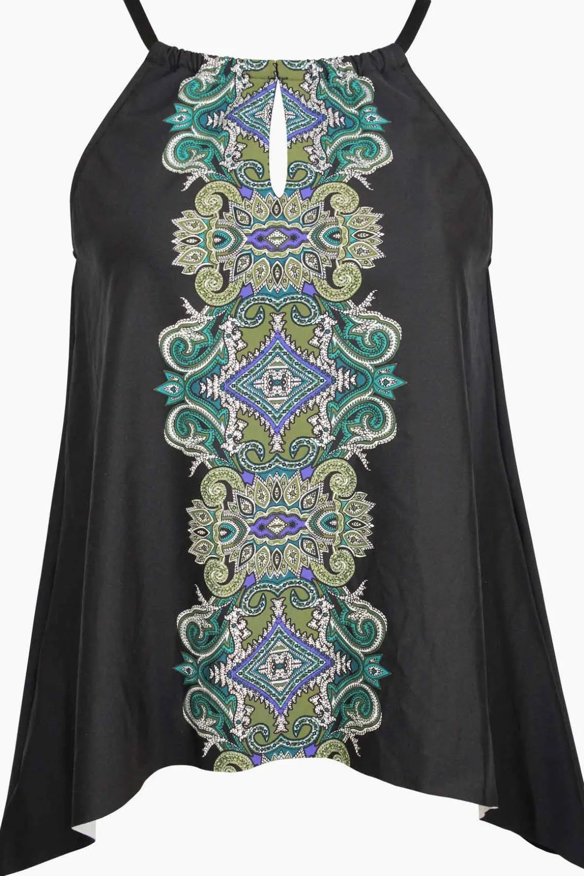 Precioso Peephole Tankini Top