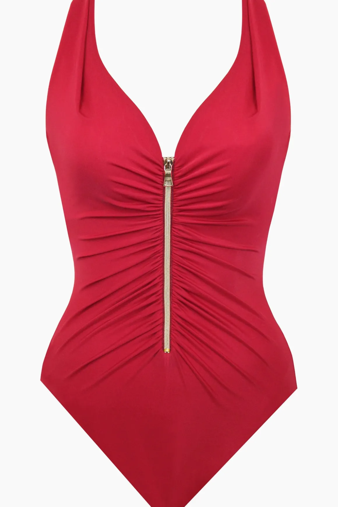 Razzle Dazzle Zipt One Piece Swimsuit