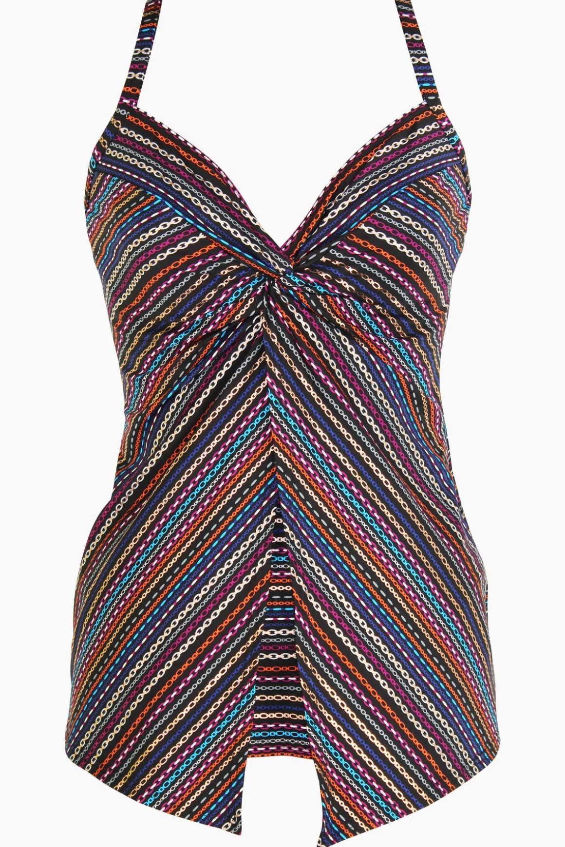 Shimmer Links Love Knot Tankini Top